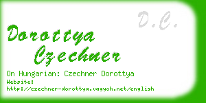 dorottya czechner business card